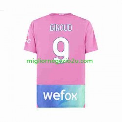 Maglia AC Milan Olivier Giroud 9 Uomo Terza Divisa 2023-2024 Manica Corta
