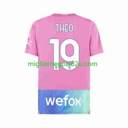 Maglia AC Milan THEO 19 Uomo Terza Divisa 2023-2024 Manica Corta