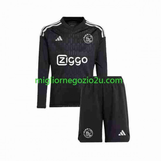 Maglia AFC Ajax Portiere Bambino Terza Divisa 2023-2024 Manica Lunga