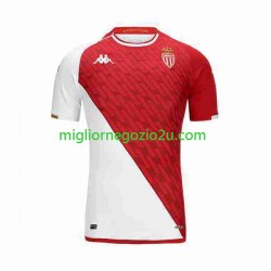 Maglia AS Monaco Uomo Casa Divisa 2023-2024 Manica Corta