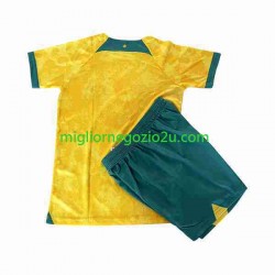 Maglia Australia Bambino Casa Divisa 2022 Manica Corta