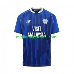Maglia Cardiff City Uomo Casa Divisa 2023-2024 Manica Corta