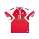 Maglia Danimarca Rasmus Hojlund 11 Uomo Casa Divisa 2023-2024 Manica Corta
