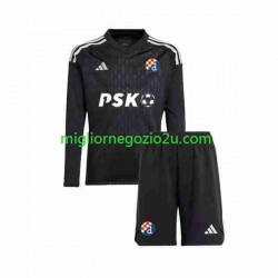 Maglia Dinamo Zagreb Portiere Bambino Trasferta Divisa 2023-2024 Manica Lunga