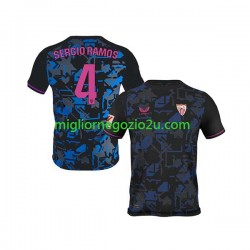 Maglia Sevilla FC Sergio Ramos 4 Uomo Terza Divisa 2023-2024 Manica Corta