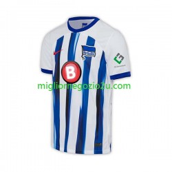 Maglia Hertha BSC Uomo Casa Divisa 2023-2024 Manica Corta