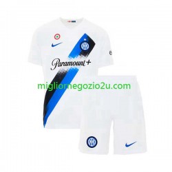 Maglia Inter Milan Bambino Trasferta Divisa 2023-2024 Manica Corta