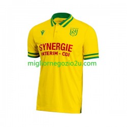 Maglia Nantes Uomo Casa Divisa 2023-2024 Manica Corta