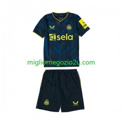 Maglia Newcastle United Bambino Terza Divisa 2023-2024 Manica Corta
