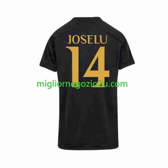 Maglia Real Madrid Joselu 14 Uomo Terza Divisa 2023-2024 Manica Corta