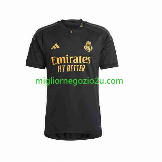 Maglia Real Madrid Uomo Terza Divisa 2023-2024 Manica Corta