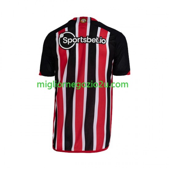 Maglia Sao Paulo Uomo Trasferta Divisa 2023-2024 Manica Corta