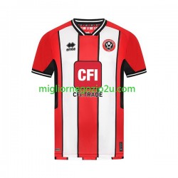 Maglia Sheffield United Uomo Casa Divisa 2023-2024 Manica Corta