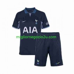 Maglia Tottenham Hotspur Bambino Trasferta Divisa 2023-2024 Manica Corta