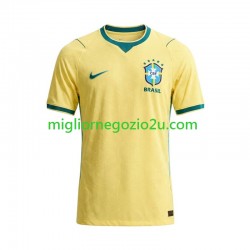 Maglia Brasile Uomo Casa Divisa Mondiali 2026 Manica Corta