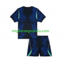 Maglia Brasile Bambino Trasferta Divisa Mondiali 2026 Manica Corta