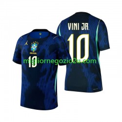 Maglia Brasile Vinicius Junior 10 Uomo Trasferta Divisa Mondiali 2026 Manica Corta