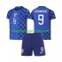 Maglia Croazia Andrej Kramaric 9 Bambino Trasferta Divisa Mondiali 2026 Manica Corta