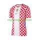 Maglia Croazia Uomo Casa Divisa Mondiali 2026 Manica Corta