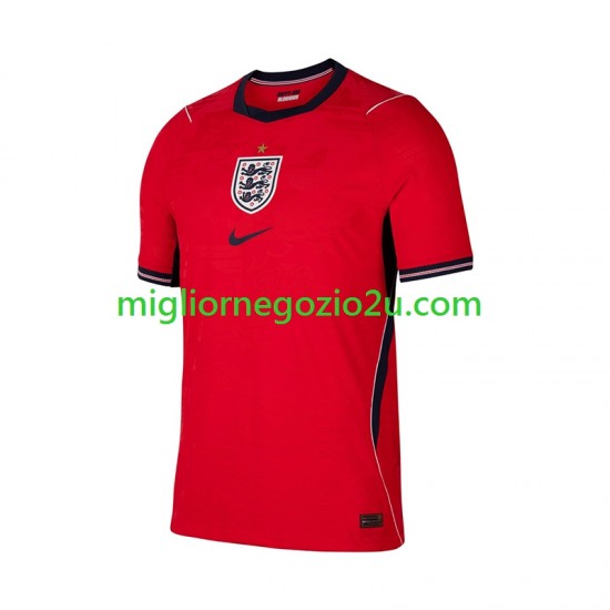 Maglia Inghilterra Uomo Trasferta Divisa Mondiali 2026 Manica Corta