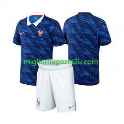 Maglia Francia Bambino Casa Divisa Mondiali 2026 Manica Corta