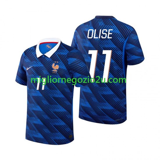 Maglia Francia Michael Olise 11 Uomo Casa Divisa Mondiali 2026 Manica Corta