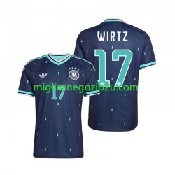 Maglia Germania Florian Wirtz 17 Uomo Trasferta Divisa Mondiali 2026 Manica Corta
