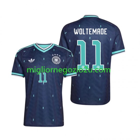 Maglia Germania Nick Woltemade 11 Uomo Trasferta Divisa Mondiali 2026 Manica Corta