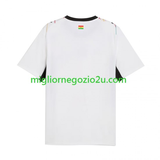 Maglia Ghana Uomo Casa Divisa Mondiali 2026 Manica Corta