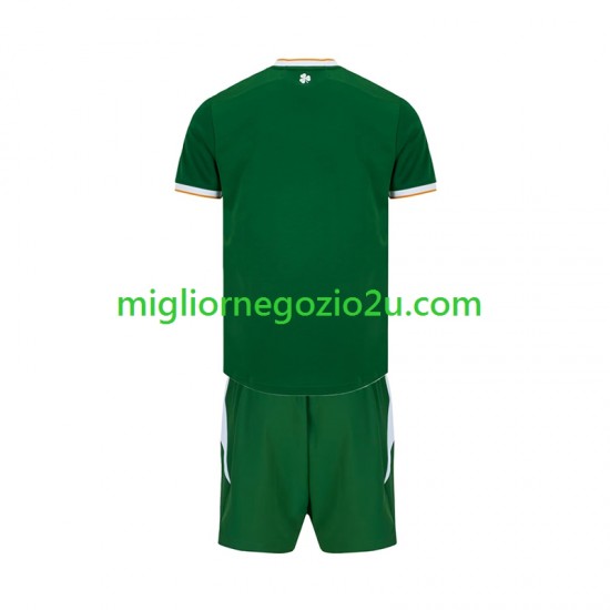 Maglia Irlanda Bambino Casa Divisa 2026 Manica Corta
