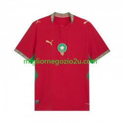 Maglia Marocco Uomo Casa Divisa Mondiali 2026 Manica Corta