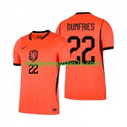 Maglia Paesi Bassi Denzel Dumfries 22 Uomo Casa Divisa Mondiali 2026 Manica Corta