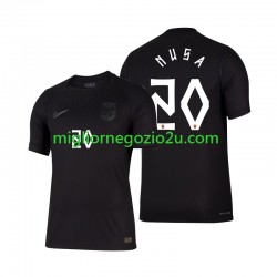 Maglia Norvegia Antonio Nusa 20 Uomo Trasferta Divisa Mondiali 2026 Manica Corta