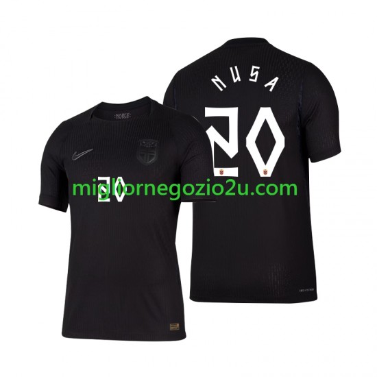Maglia Norvegia Antonio Nusa 20 Uomo Trasferta Divisa Mondiali 2026 Manica Corta