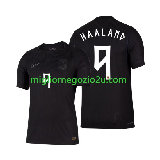 Maglia Norvegia Erling Haaland 9 Uomo Trasferta Divisa Mondiali 2026 Manica Corta