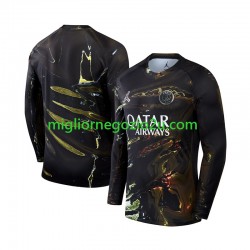 Maglia Paris Saint-Germain Night Edition Uomo Quarta Divisa 2025-2026 Manica Lunga