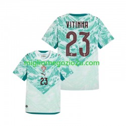 Maglia Portogallo Vitinha 23 Uomo Trasferta Divisa Mondiali 2026 Manica Corta