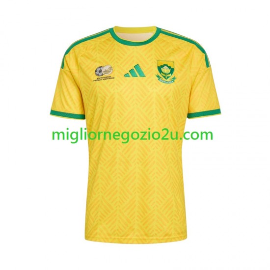 Maglia Sudafrica Uomo Casa Divisa Mondiali 2026 Manica Corta