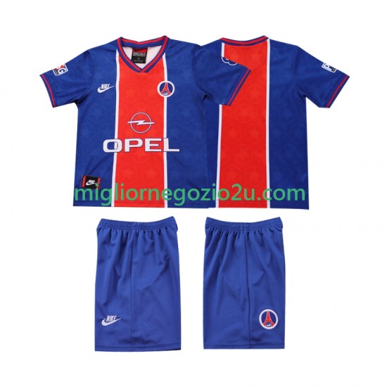 Maglia AC Milan 1995 1996 Retro Bambino Casa Divisa Manica Corta