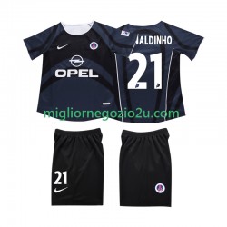 Maglia AC Milan RONALDINHO 10 2003 Retro Bambino Terza Divisa 2002 Manica Corta