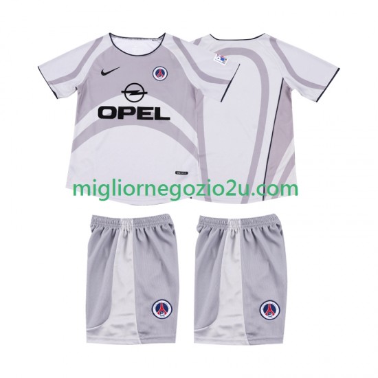 Maglia AC Milan 2001 Retro Bambino Trasferta Divisa 2002 Manica Corta