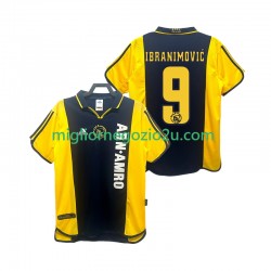 Maglia AFC Ajax IBRANIMOVIC 9 2000 2001 Retro Uomo Trasferta Divisa Manica Corta