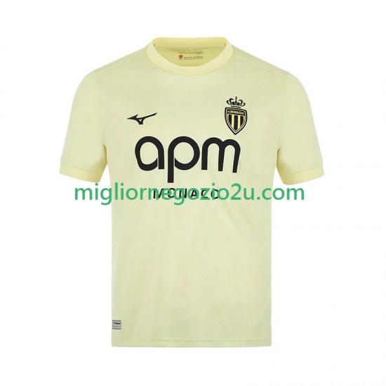 Maglia AS Monaco Uomo Terza Divisa 2025-2026 Manica Corta