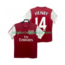 Maglia Arsenal HENRY 14 2012 Retro Uomo Casa Divisa 2011 Manica Corta