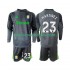 Maglia Aston Villa Emiliano Martinez 23 Portiere Bambino Casa Divisa 2025-2026 Manica Lunga