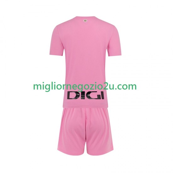 Maglia Athletic Bilbao Portiere Bambino Trasferta Divisa 2025-2026 Manica Corta