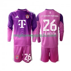 Maglia FC Bayern München Sven Ulreich 26 Portiere Bambino Quarta Divisa 2025-2026 Manica Lunga