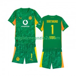 Maglia Borussia Dortmund Gregor Kobel 1 Portiere Bambino Casa Divisa 2025-2026 Manica Corta