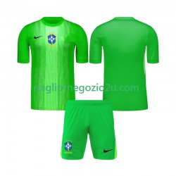 Maglia Brasile Portiere Bambino Casa Divisa 2026 Manica Corta