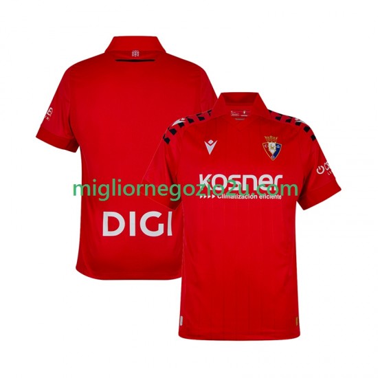Maglia CA Osasuna Uomo Casa Divisa 2025-2026 Manica Corta